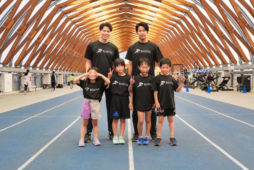 ロスティル陸上スクールの練習風景